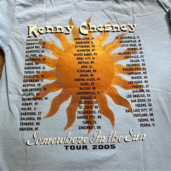 Kenny Chesney 2005  Tour Shirt - Picture 6 of 6